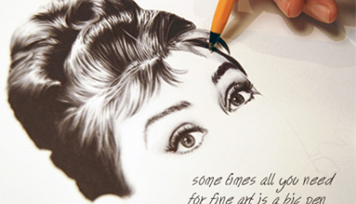 bic pens art