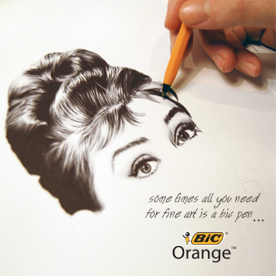 bic pens art