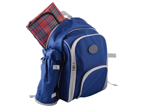 4-Person Picnic Backpack and Blanket Set