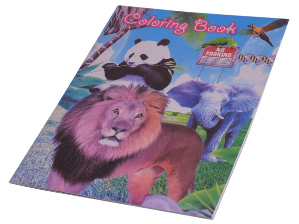 Wildlife Stickers & Colouring Book